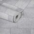 Roll Image Non-Woven Wallpaper Stone Look grey silver Gloss 38201-1 3