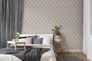 Room Picture Non-Woven Wallpaper Graphic 3D Look beige pink 38202-1 5