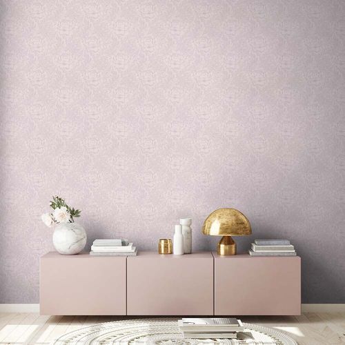 Image Non-Woven Wallpaper Floral Flowers pink 38092-2