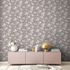 Image Non-Woven Wallpaper Flowers grey pink white 38095-4 1