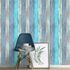 Picture Non-Woven Wallpaper Wood Vintage blue brown 10200-08 1