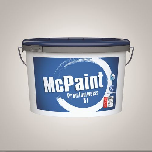 Premium interior wall paint wall+ceiling white McPaint 5l
