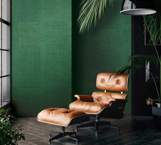 Room Image Photo Wallpaper Leona Textile Tiles green black