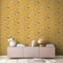 Image Non-Woven Wallpaper Flowers Branch yellow pink 38520-1 5