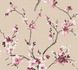 Illustration Non-Woven Wallpaper Flowers Branch beige pink 38520-3 2