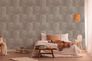 Photography Non-Woven Wallpaper Leopard Tiles taupe grey 38523-2 1