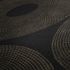 Picture Non-Woven Wallpaper Circles Graphic black gold 38524-2 3