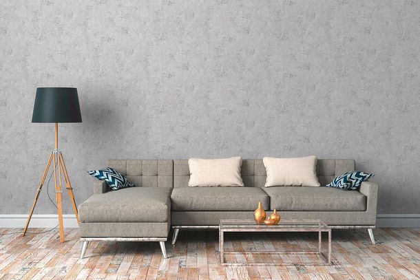 Photography Non-Woven Wallpaper Concrete Look light grey 38484-6