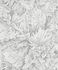 Illustration Non-Woven Wallpaper Leaves Floral grey white 33308 2