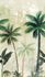 Image Photo Wallpaper Palms Plants Floral green grey 47202 2