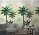 Picture Photo Wallpaper Palms Plants Floral green grey 47202 1