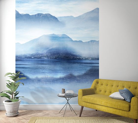 Picture Photo Wallpaper Mountains Water Landscape blue 47222