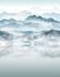 Image Photo Wallpaper Mountains Fog Landscape blue 47224 2