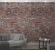 Picture Photo Wallpaper Bricks Wall red-brown blue 47254 1