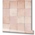 Photo Non-Woven Wallpaper Tiles pink-beige Marburg 45702 3