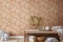 Picture Non-Woven Wallpaper Tiles beige Marburg 45705 1