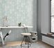 Photo Non-Woven Wallpaper Tiles green grey Marburg 45717 1