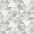 Vinyl Wallpaper Triangles Retro grey Gloss IW3004 1