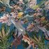 Non-Woven Wallpaper Animals Leaves blue 38176-4 3