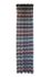 Ready made scarf stripes blue-bordeaux opaque 1