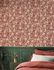 Non-Woven Wallpaper Leaves Rasch red pink 406344 1