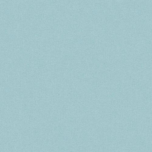 Non-woven wallpaper Grandeco plain textile optics light blue