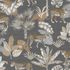 Non-Woven Wallpaper Leopard leaves beige brown 1