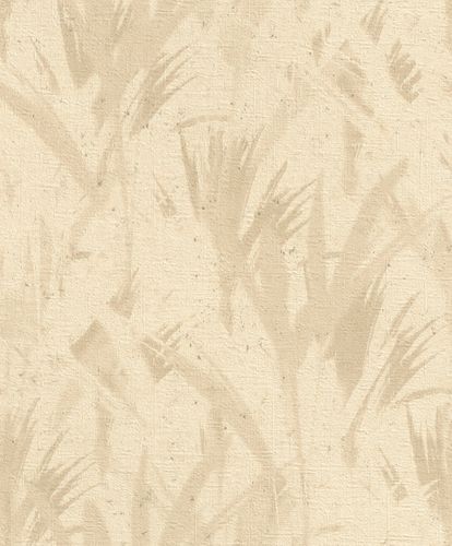 Rasch Concrete wallpaper leaves beige 520743