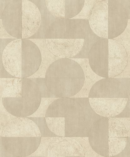 Rasch Concrete wallpaper concrete graphic beige gray 521337