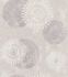 Rasch Non-Woven Wallpaper Concrete Cirlces Grey Silver 2