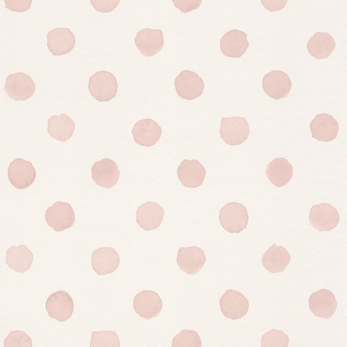 Children wallpaper dots pink 252019 Rasch non-woven