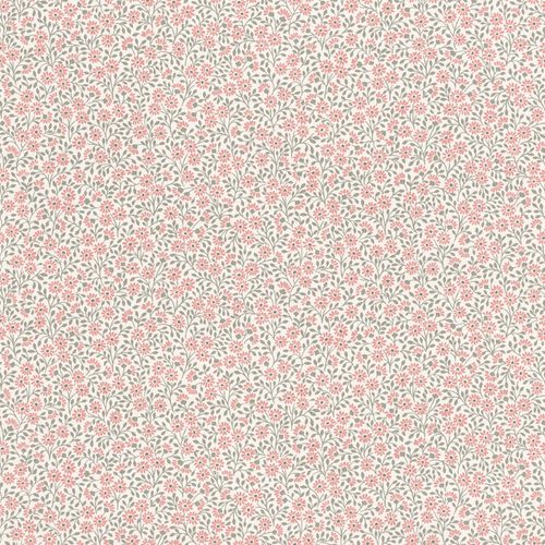 Non-woven wallpaper floral rosé 253122 Rasch 