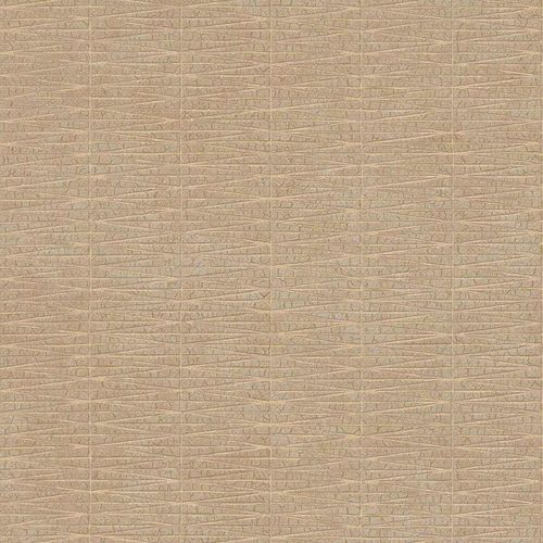 Non-woven wallpaper texture lines beige gold metallic 38597-1