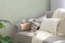 Non-woven wallpaper Pampas grass Grün Glitzer 38614-4 5