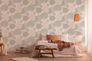 Non-woven wallpaper Grey Beige Circles 385954 5