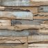 Non-woven wallpaper vintage wood beige blue WL1003 1