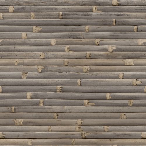 Non-woven wallpaper bamboo beige gray WL1103