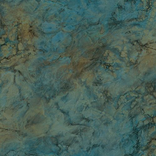 Non-woven wallpaper marble green gold metallic WL1301