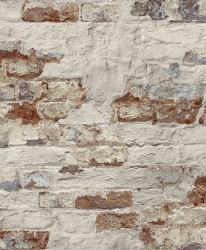 Non-woven wallpaper wall vintage red white WL3302