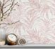 Non-woven wallpaper Ivy leaves white pink 82274 Novamur 4