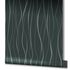 Wallpaper Ivy waves structure black silver Novamur 5