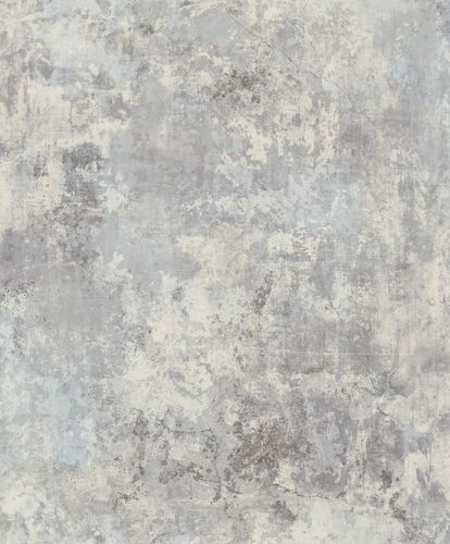 Non-woven wallpaper Nomad gray concrete look Grandeco