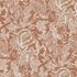 Non-woven wallpaper Nomad Orange leaves 171804 Grandeco 1