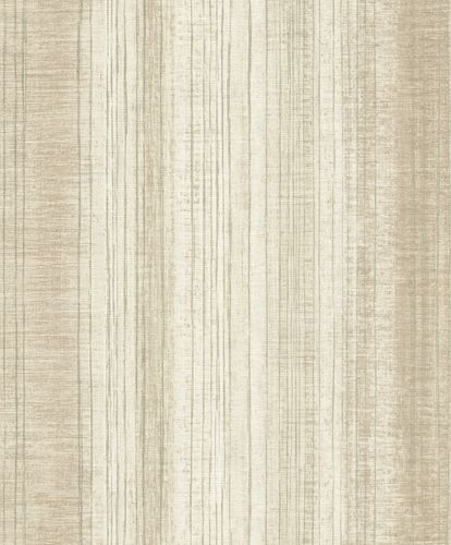 Non-woven wallpaper Nomad beige stripes A47606 Grandeco