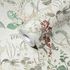 Non-woven wallpaper 38825-2 White Green Floral 2