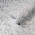 Non-woven wallpaper 38831-2 grey Silver Leaves 2