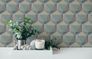 Non-woven wallpaper 3D Graphic Blue Beige AS Creation 1