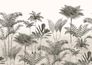 Wall mural Rasch Ferns Beige grey 556193 1