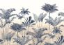 Wall mural Rasch Ferns Blue Beige 556230 1