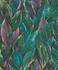 Non-woven wallpaper 537352 Rasch leaves green pink 2